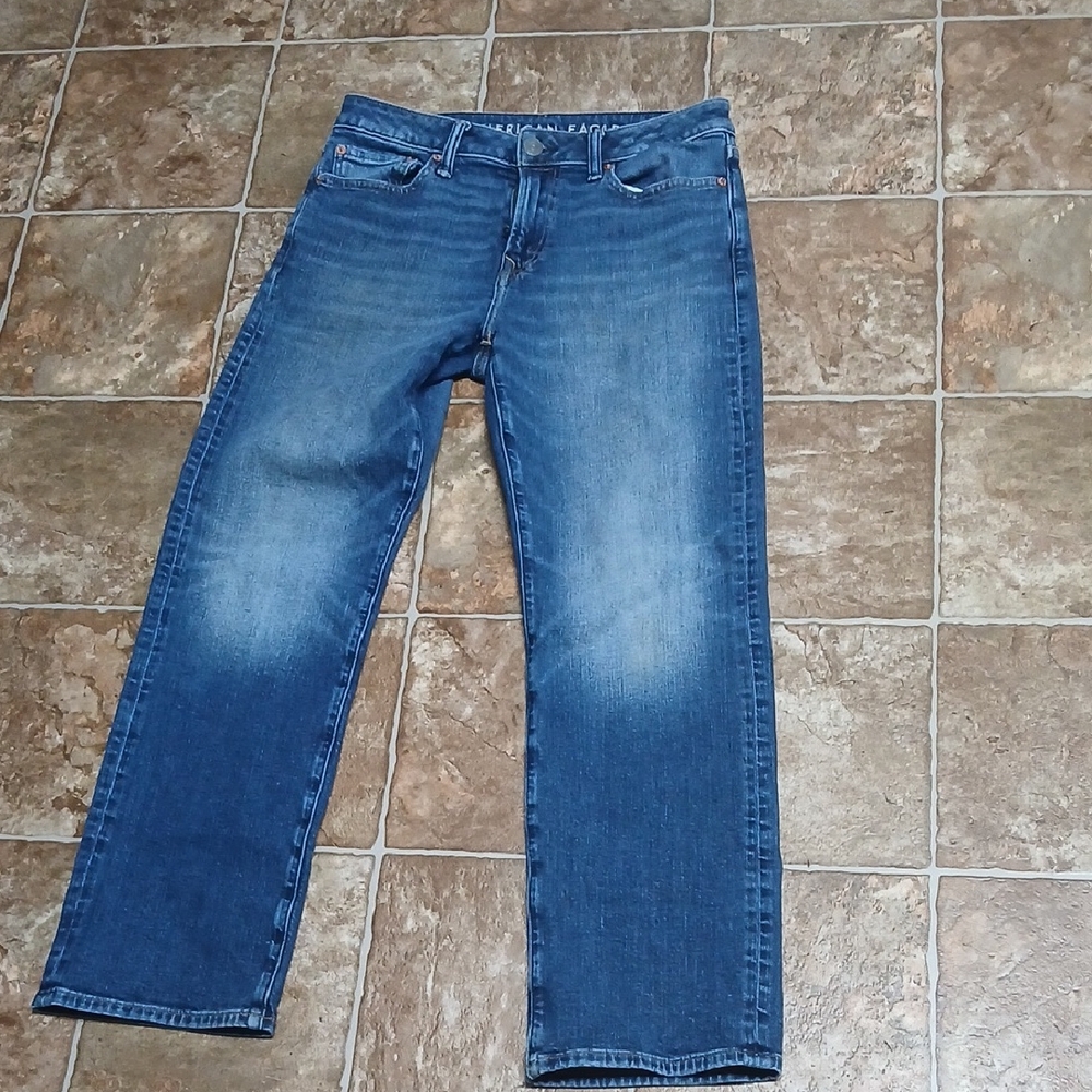 GUC AEO  Men's Airflex Original Bootcut  Blue Jeans Size 30x30